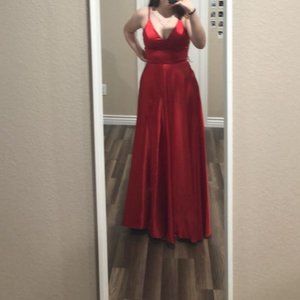 Red A-line Prom Dress From Windsor